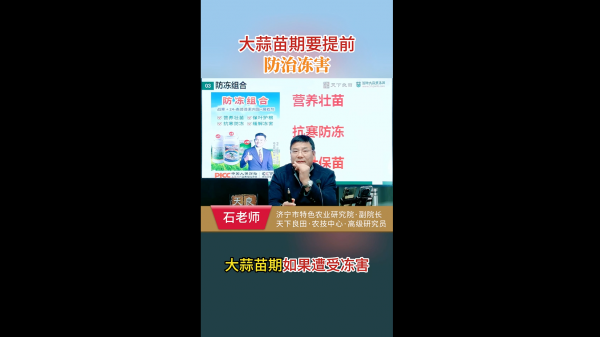 大蒜苗期要提前防治凍害 (674播放)